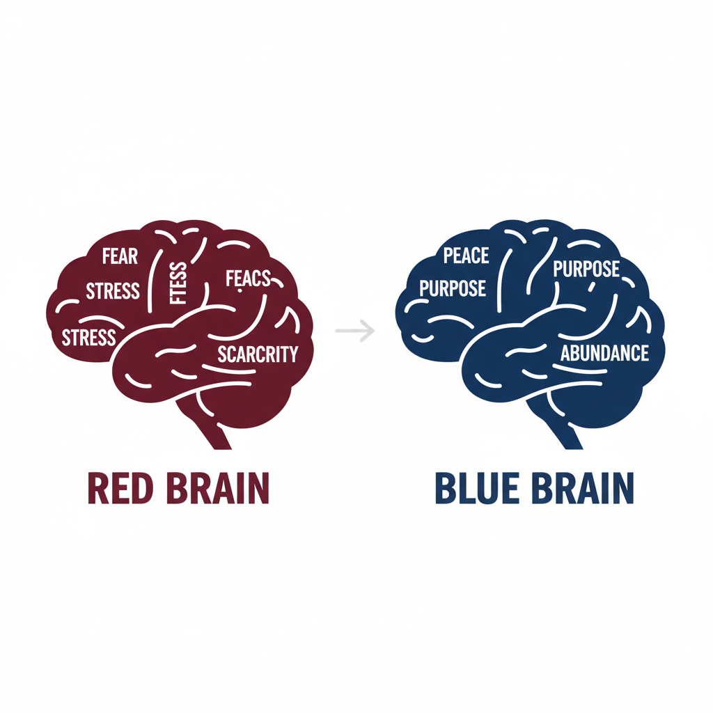 Red Brain vs Blue Brain — the neuroscience of financial peace